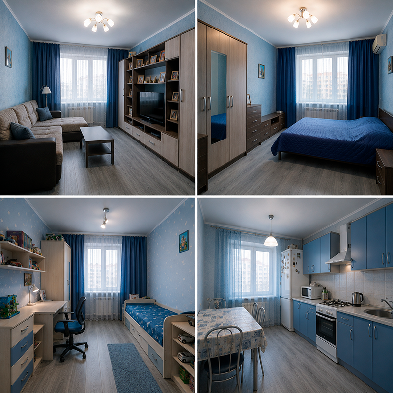 4-комн. квартира, 64 м². г. Запрудня — изображение 2
