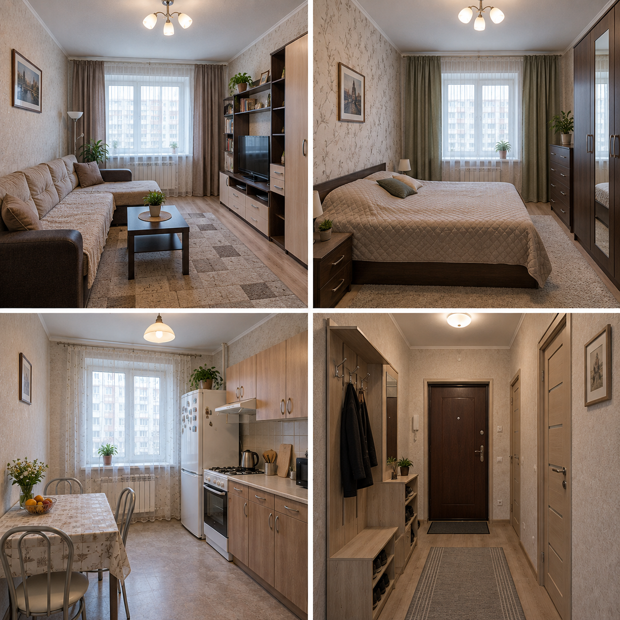 2-комн. квартира, 57 м². г. Лобня