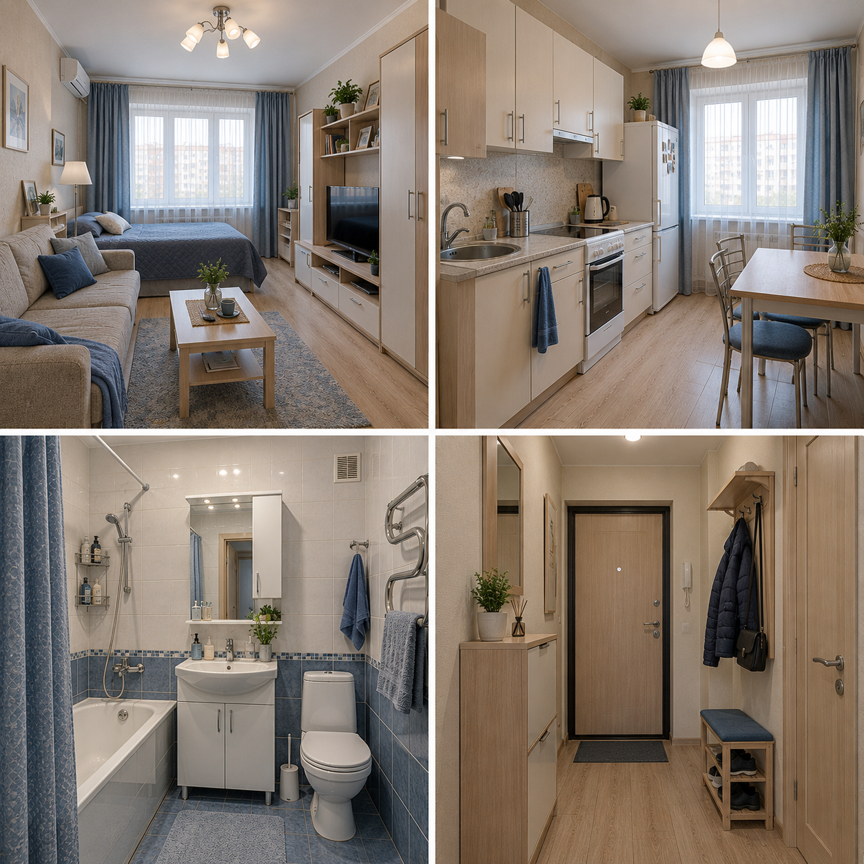 1-комн. квартира, 35 м². г. Москва
