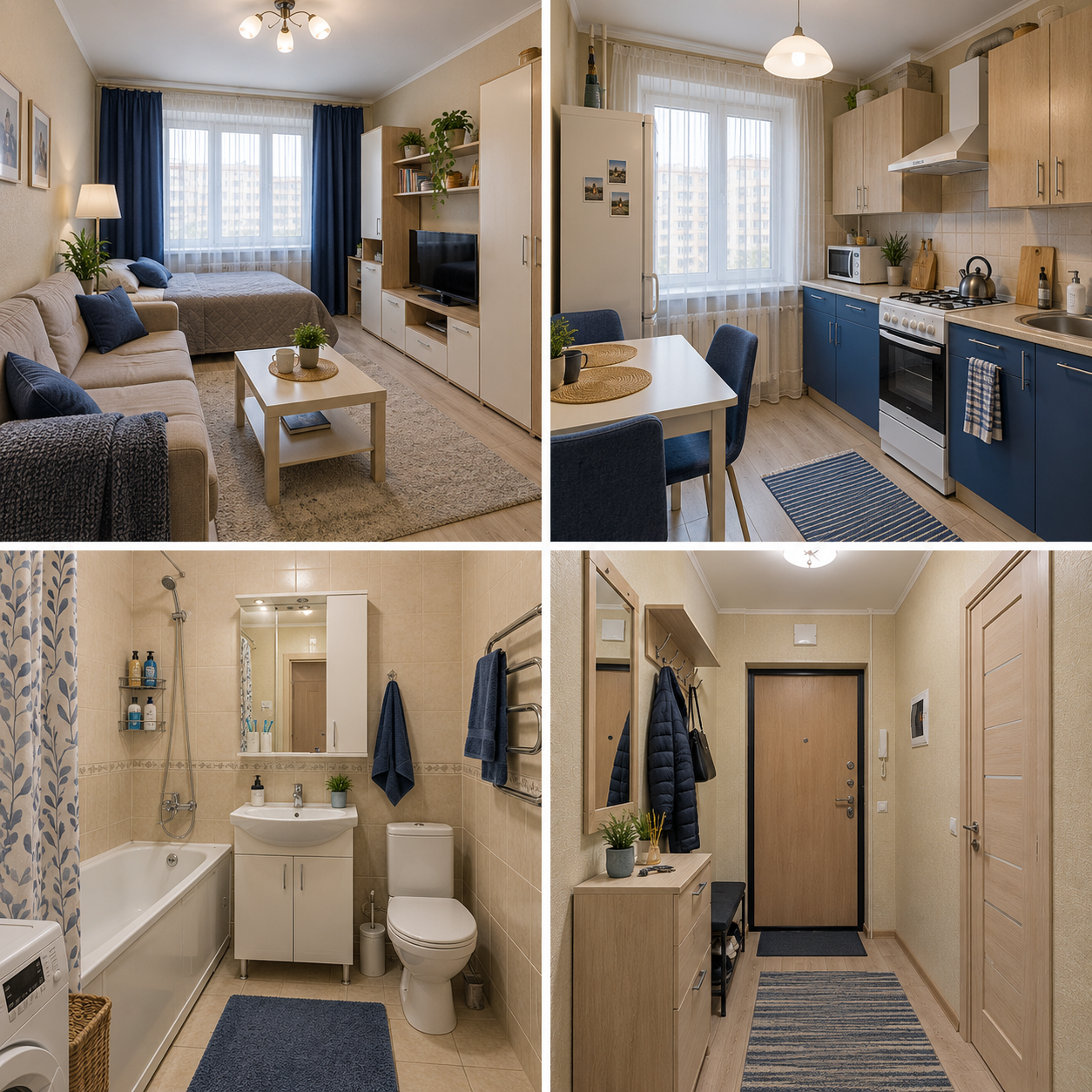 1-комн. квартира, 36 м². г. Москва