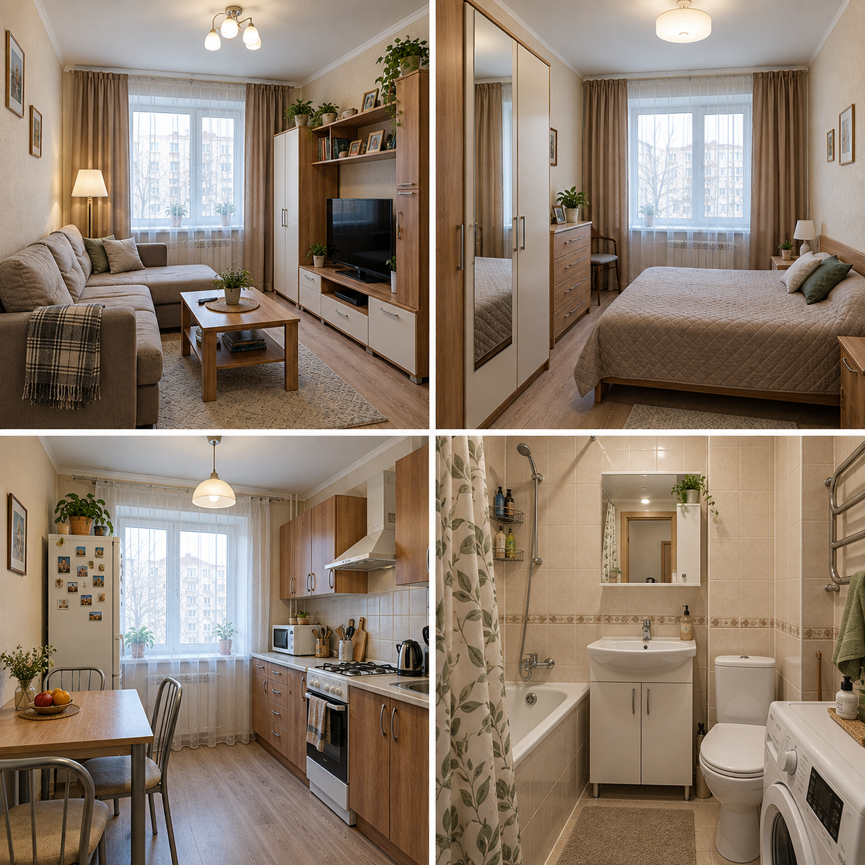 2-комн. квартира, 45 м². г. Москва