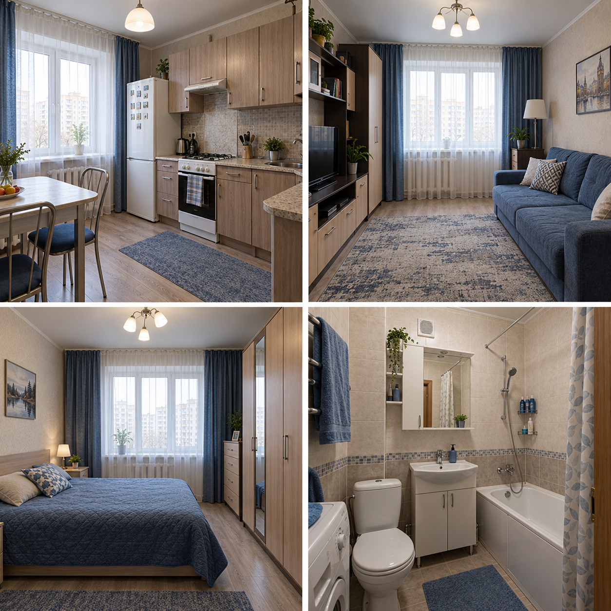 2-комн. квартира, 53 м². г. Москва