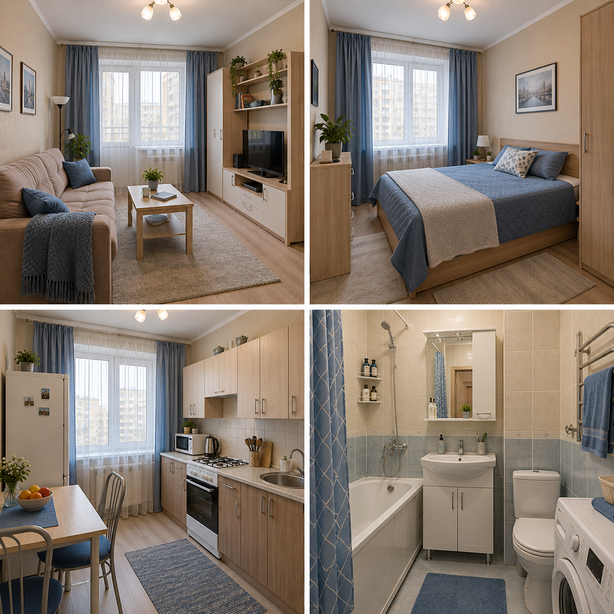 2-комн. квартира, 53 м². г. Москва