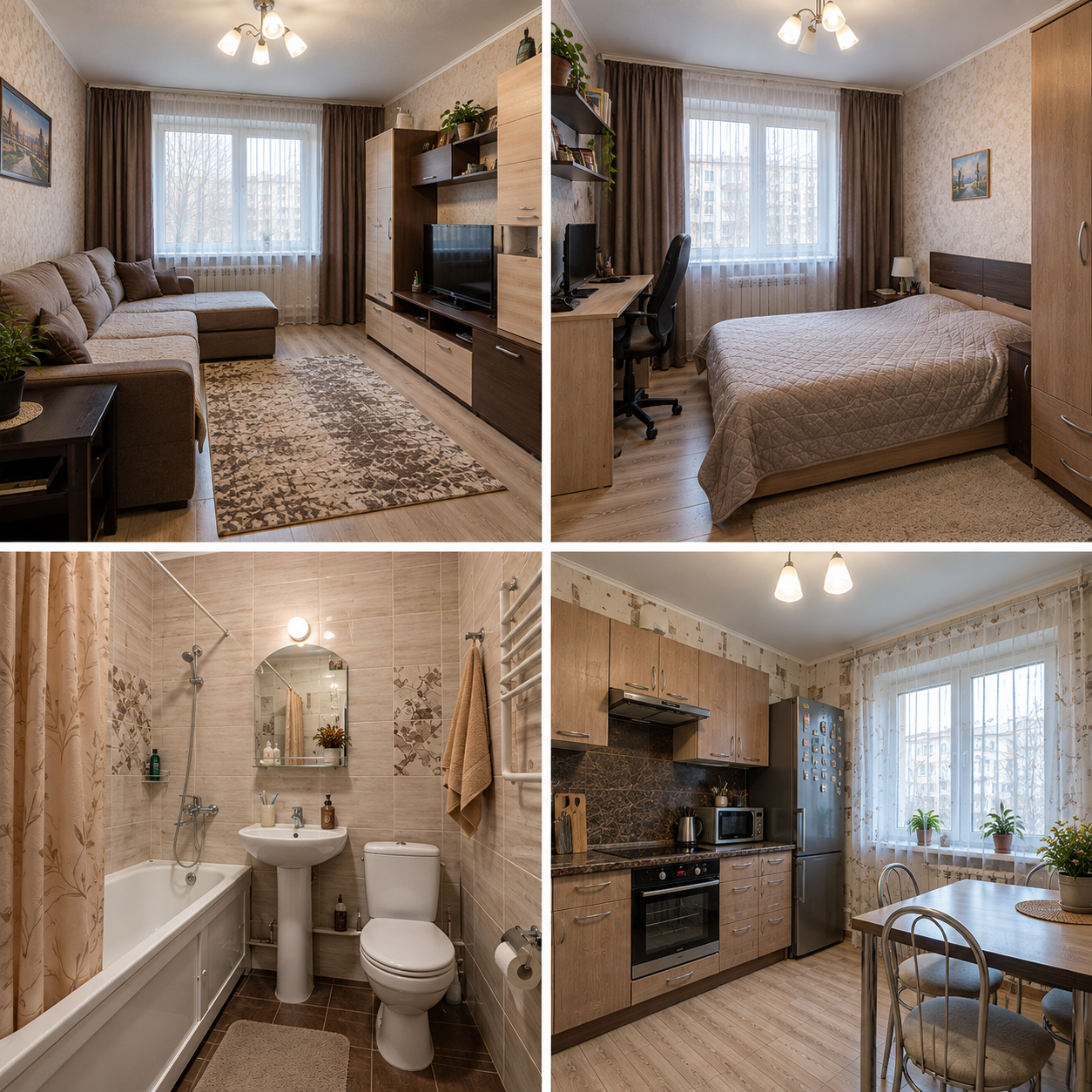 2-комн. квартира, 52 м². г. Солнечногорск
