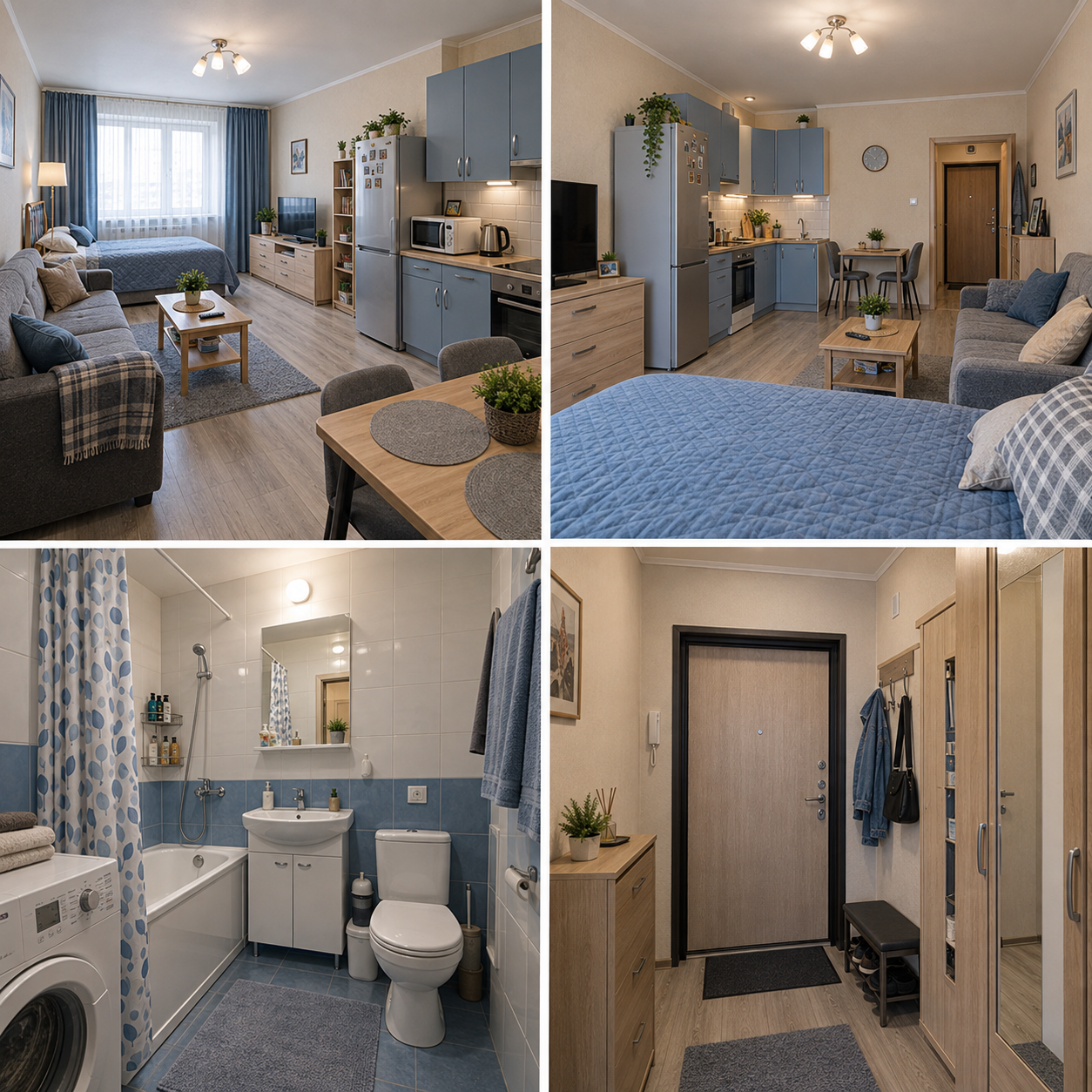 Квартира-студия, 37 м². г. Одинцово